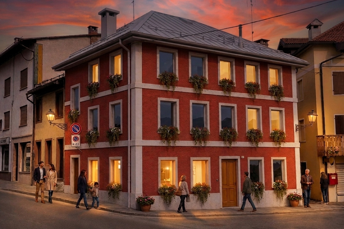 Duplex con travi a vista e spazi personalizzabili